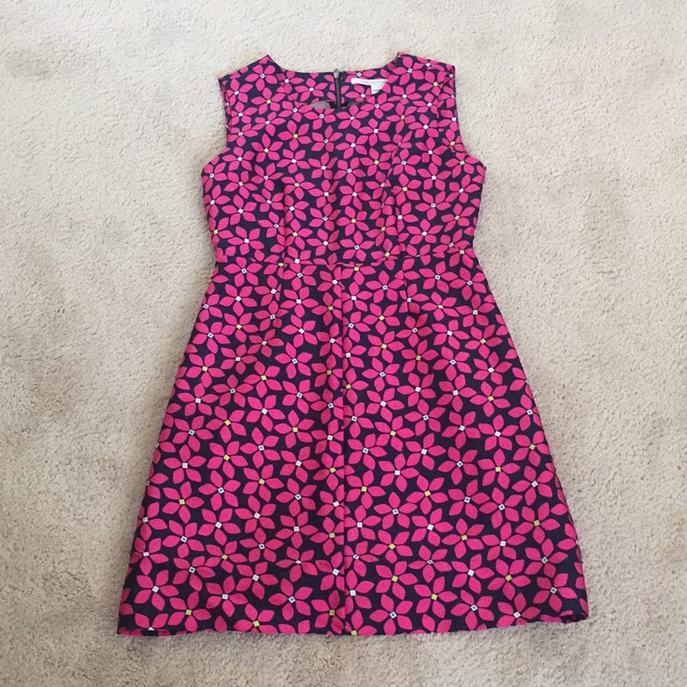 DVF pink floral dress